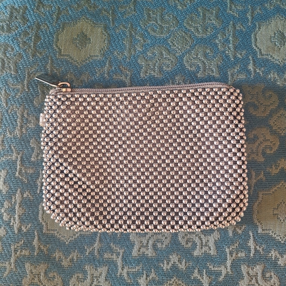 La Regale Vintage Coin Purse Silver Metal
